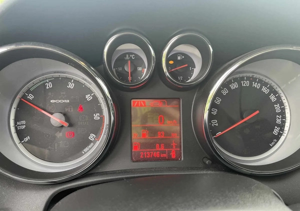 Opel Astra cena 20000 przebieg: 214000, rok produkcji 2013 z Gdańsk małe 137
